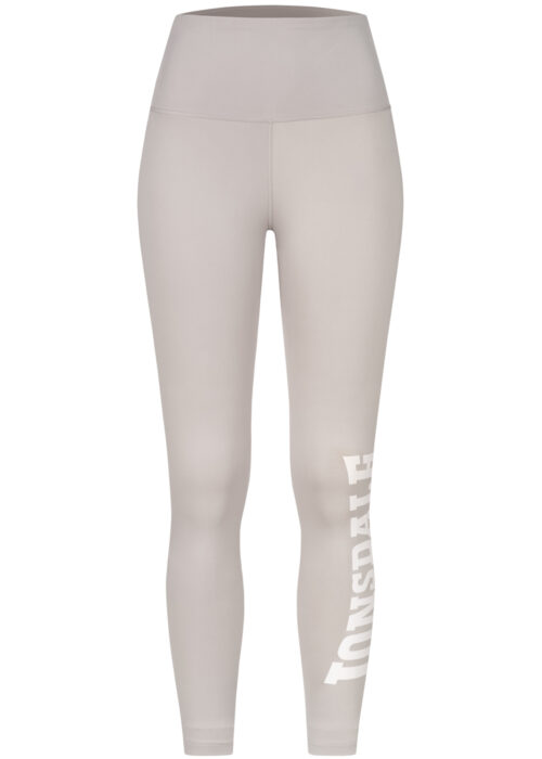 mujer leggings gris/blanco
