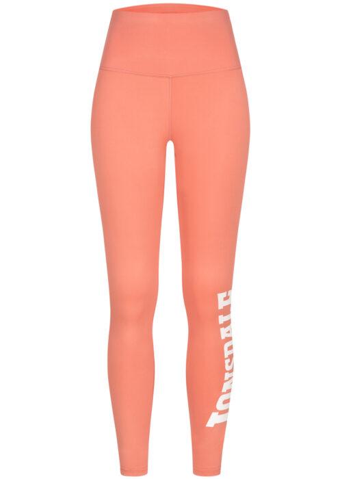 mujer leggings terracotta/blanco