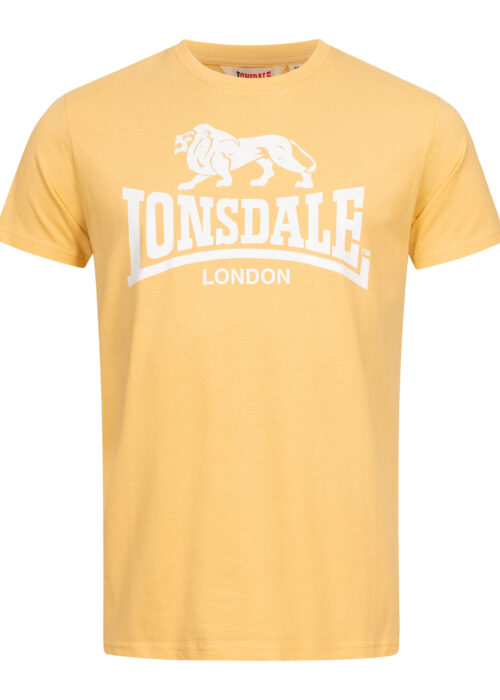 camiseta de hombre regular fit pastel yellow