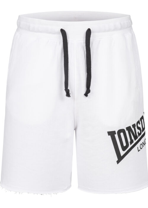 hombre pantalones cortos regular fit blanco/negro