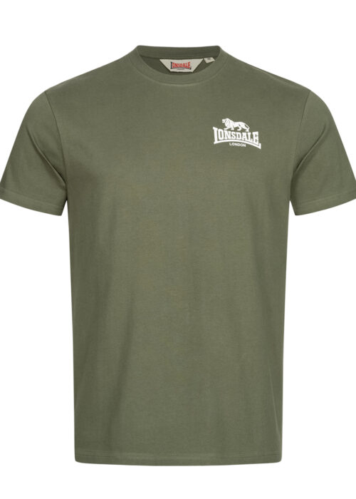 camiseta de hombre regular fit pack doble verde/blanco