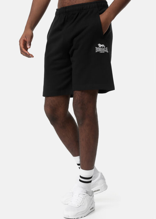 hombre pantalones cortos regular fit negro/blanco