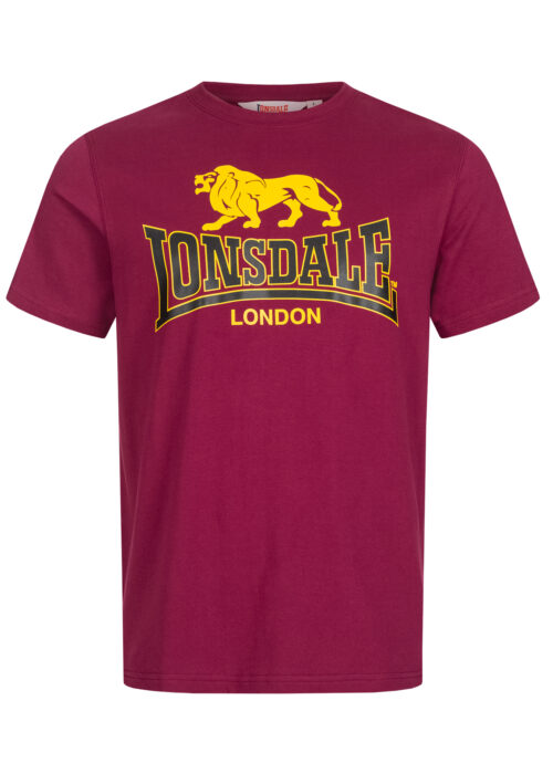 camiseta de hombre regular fit oxblood