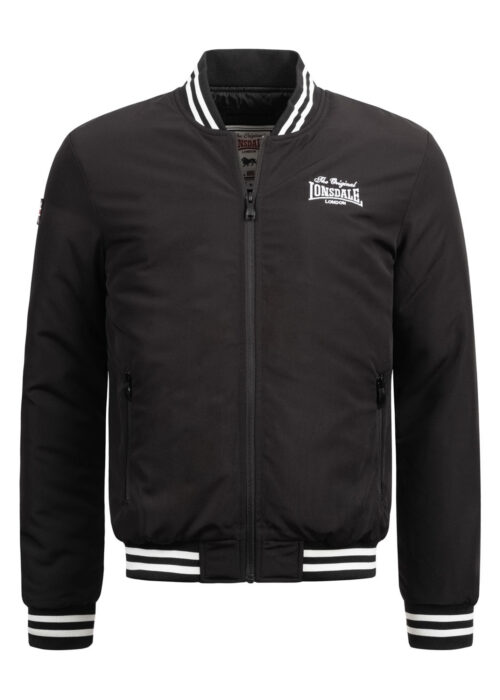 chaqueta de hombre regular fit negro/blanco