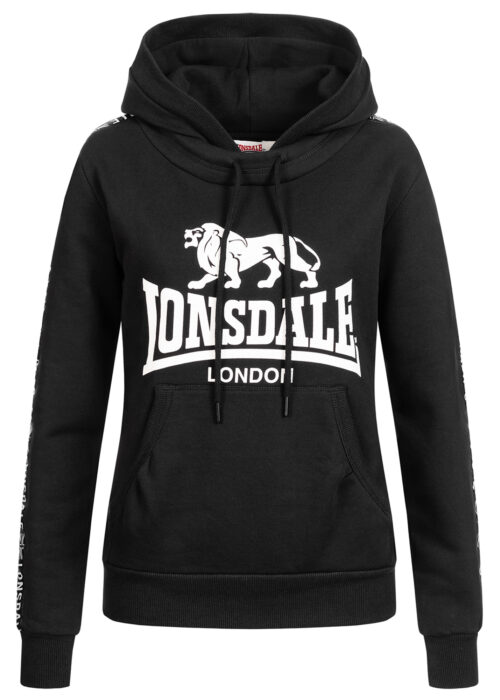 sudadera de mujer con capucha negro