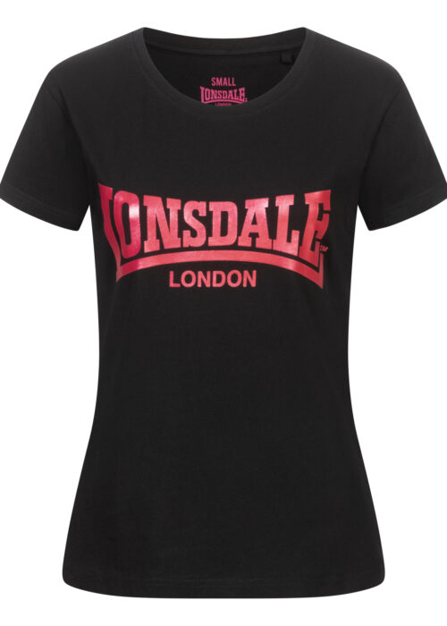 camiseta de mujer negro/pink