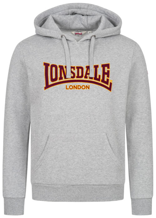 sudadera de hombre con capucha slim fit marl gris