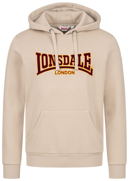 sudadera de hombre con capucha slim fit sand