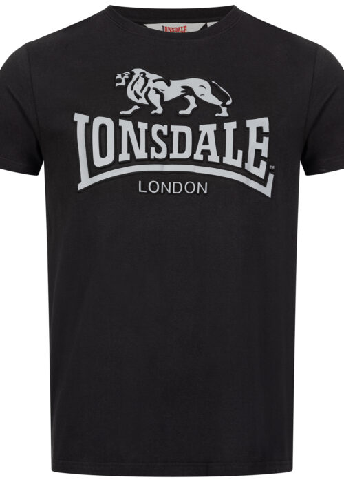 camiseta de hombre regular fit negro/gris