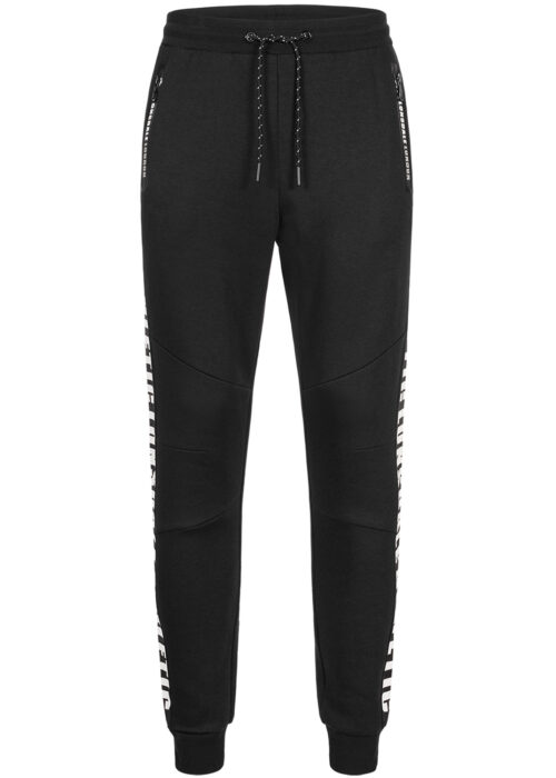 pantalón de hombre de chándal slim fit negro