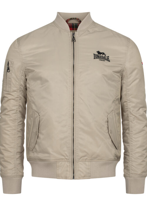 chaqueta de hombre slim fit sand/negro