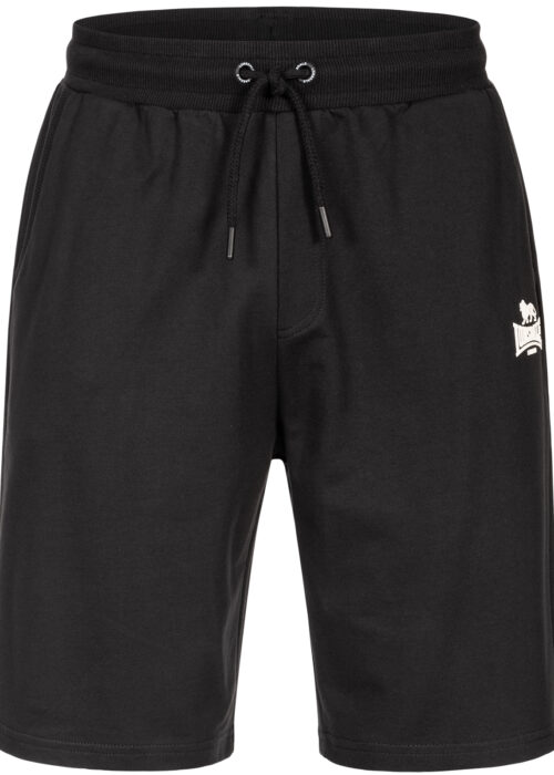 hombre pantalones cortos regular fit negro/blanco