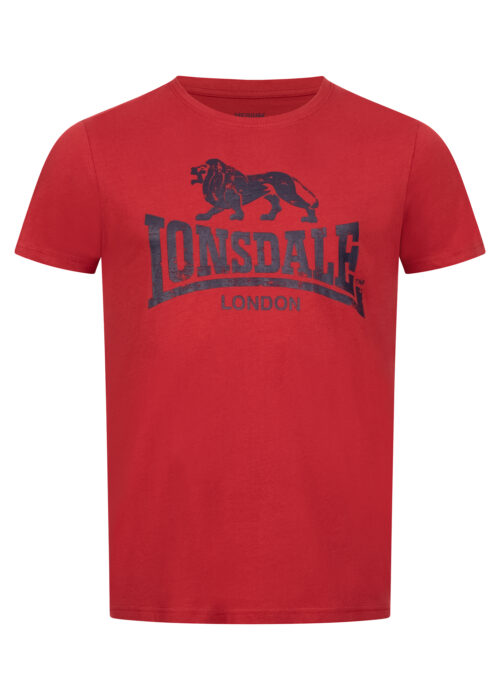 camiseta de hombre regular fit dark rojo/azul marino