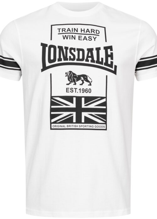 camiseta de hombre regular fit blanco/negro