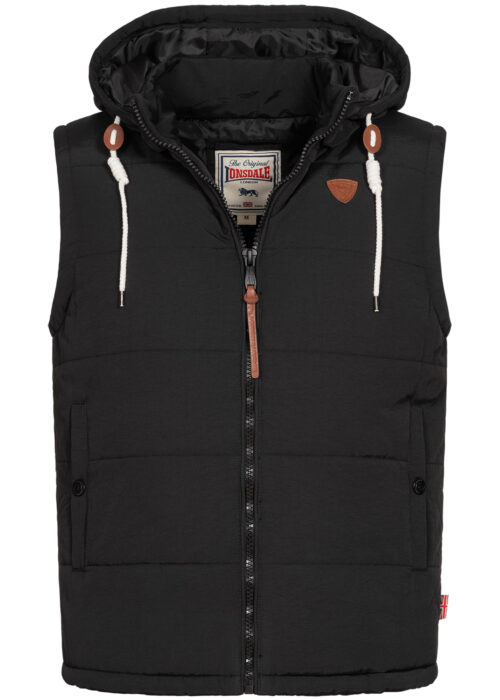 hombre weste con capucha regular fit negro