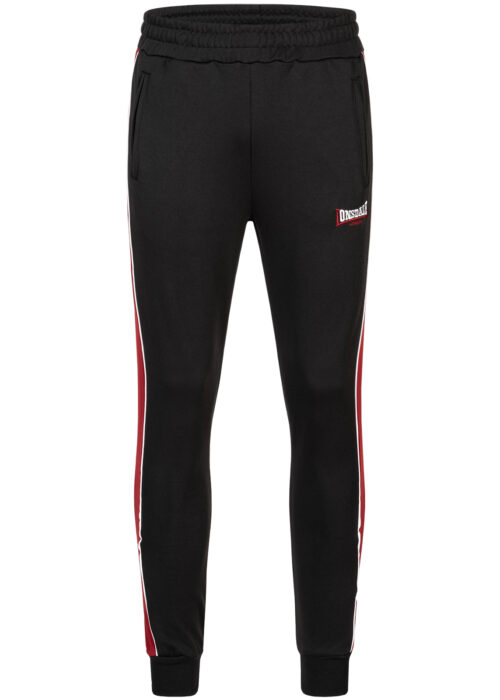 pantalón de hombre de chándal slim fit negro/rojo/blanco