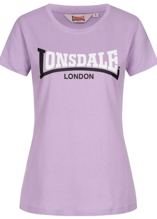camiseta de mujer lilac/negro/blanco