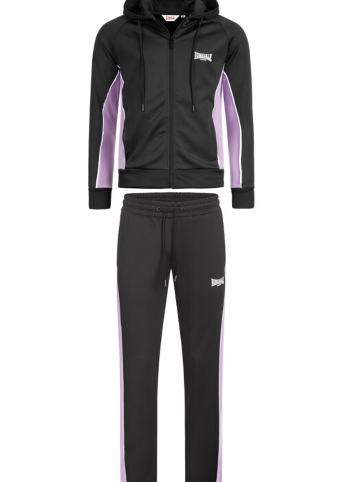 mujer chándal con capucha negro/lilac