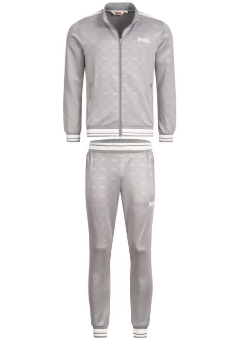 hombre chándal slim fit gris/blanco