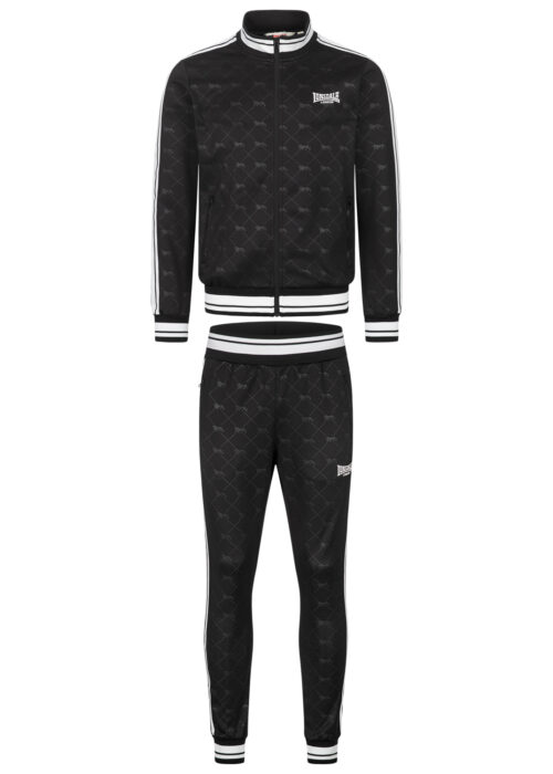 hombre chándal slim fit negro/blanco