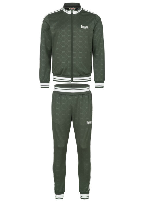 hombre chándal slim fit olive/blanco