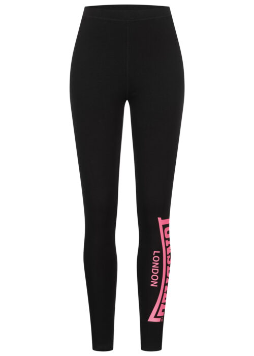 mujer leggings negro/pink