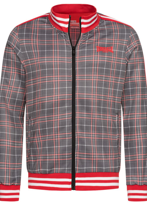 hombre chándal slim fit blanco/negro/rojo