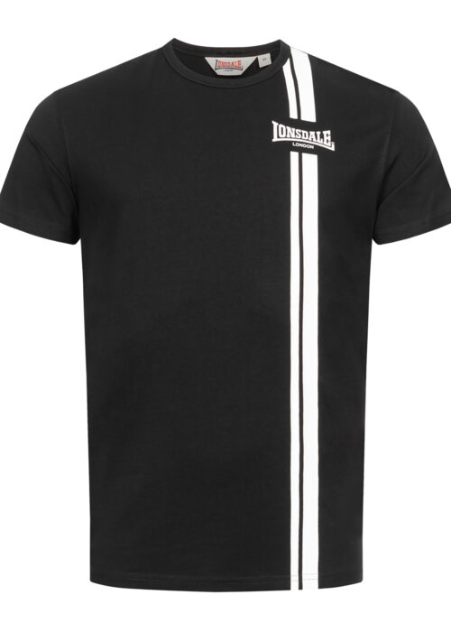 camiseta de hombre regular fit negro/blanco