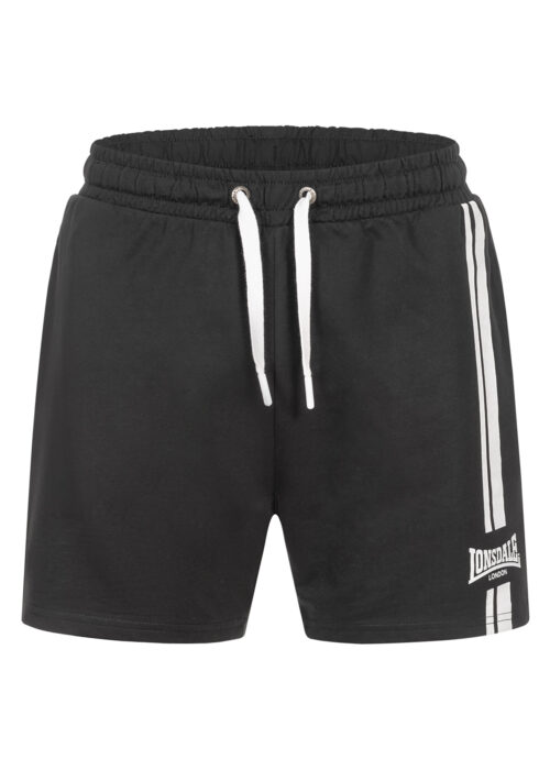 hombre pantalones cortos regular fit negro/blanco
