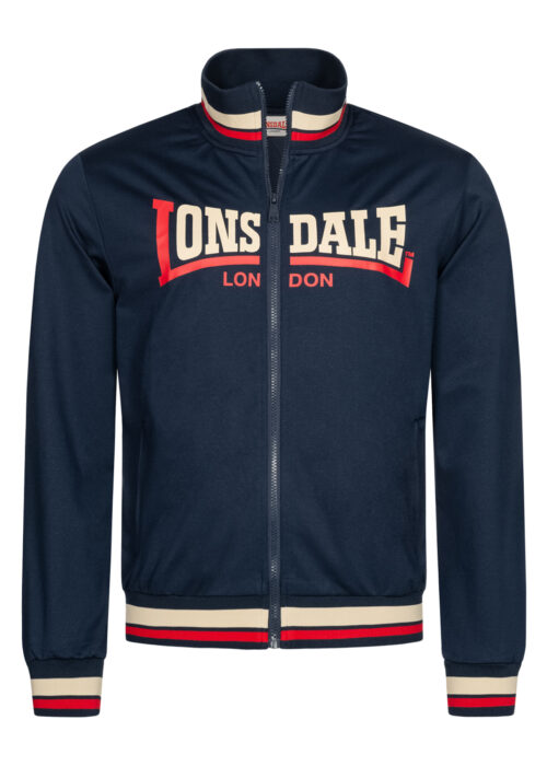 hombre chándal regular fit azul marino/rojo/sand