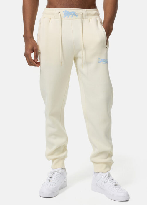 pantalón de hombre de chándal regular fit beige/azul