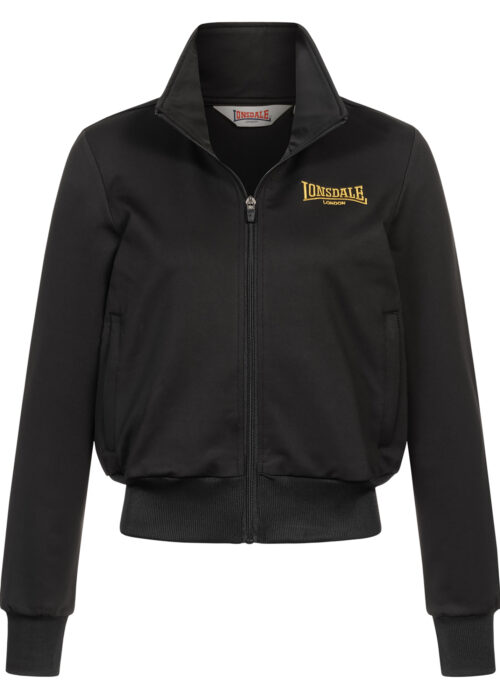 mujer chándal cropped negro/gold