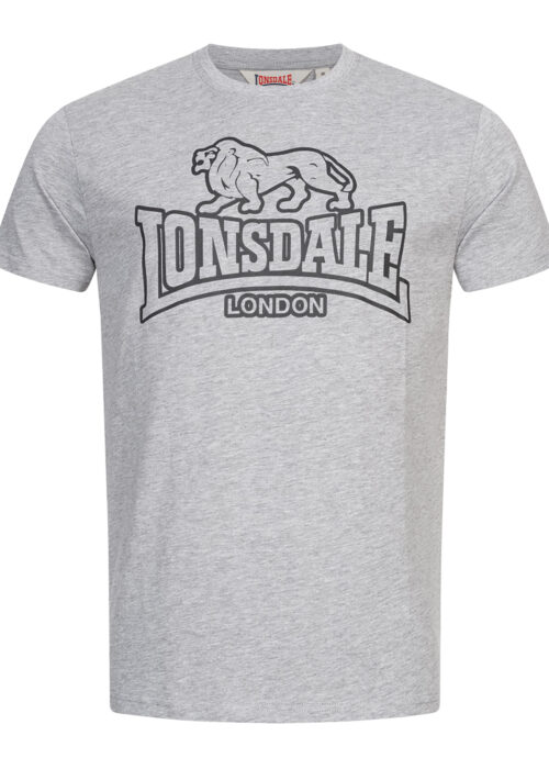 camiseta de hombre regular fit marl gris/negro