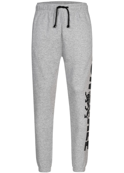 pantalón de hombre de chándal regular fit marl gris/negro