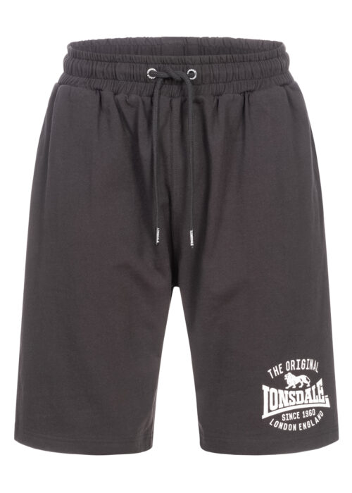 hombre pantalones cortos regular fit negro/blanco