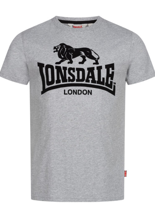 camiseta de hombre regular fit marl gris/negro