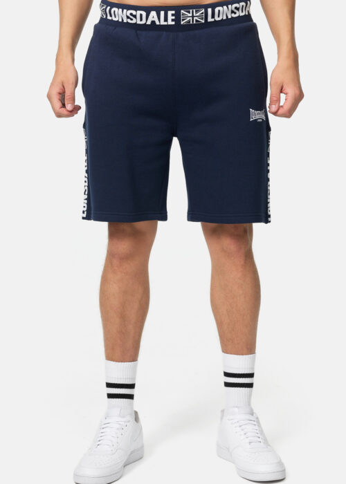 hombre pantalones cortos regular fit azul marino/blanco