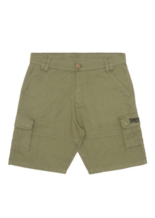 hombre cargoshorts regular fit olive/negro