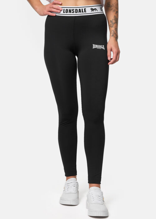 mujer leggings negro/blanco