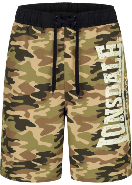 hombre bermudas de playa regular fit camo woodland