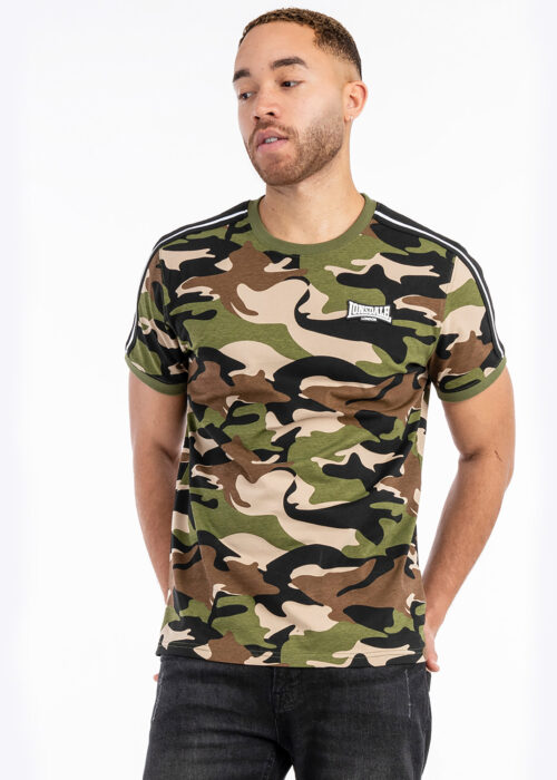 camiseta de hombre regular fit camo woodland