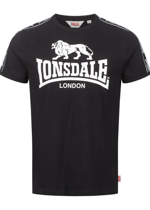 camiseta de hombre regular fit negro/blanco