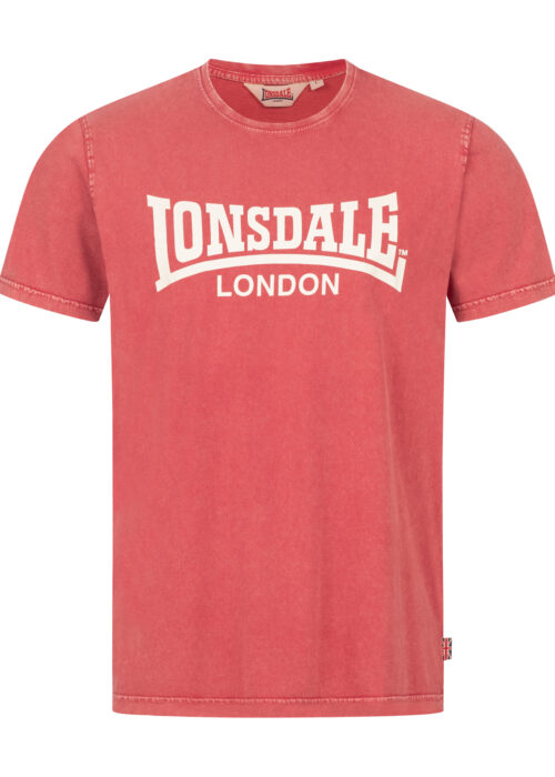 camiseta de hombre regular fit rojo/ecru