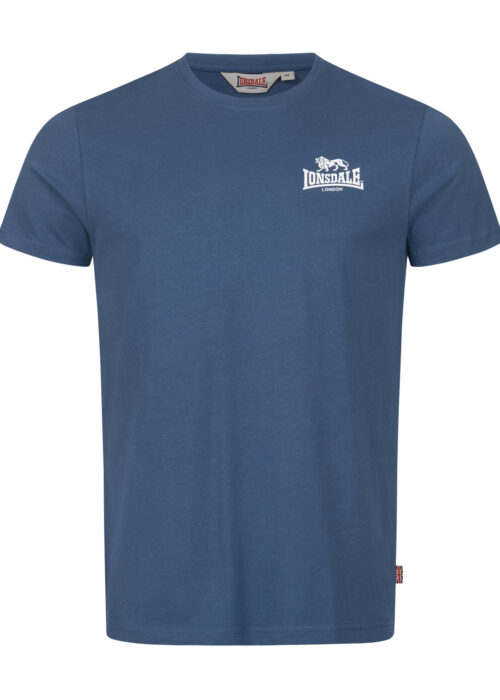camiseta de hombre regular fit azul marino/blanco
