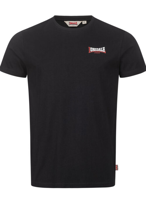 camiseta de hombre regular fit negro/blanco/rojo