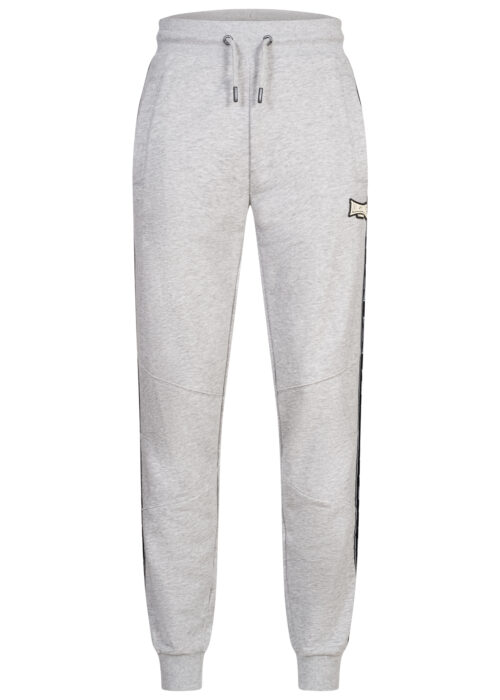 pantalón de hombre de chándal slim fit marl gris/negro/blanco