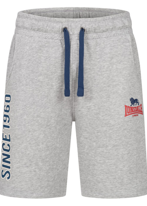 hombre pantalones cortos regular fit marl gris/azul marino/rojo