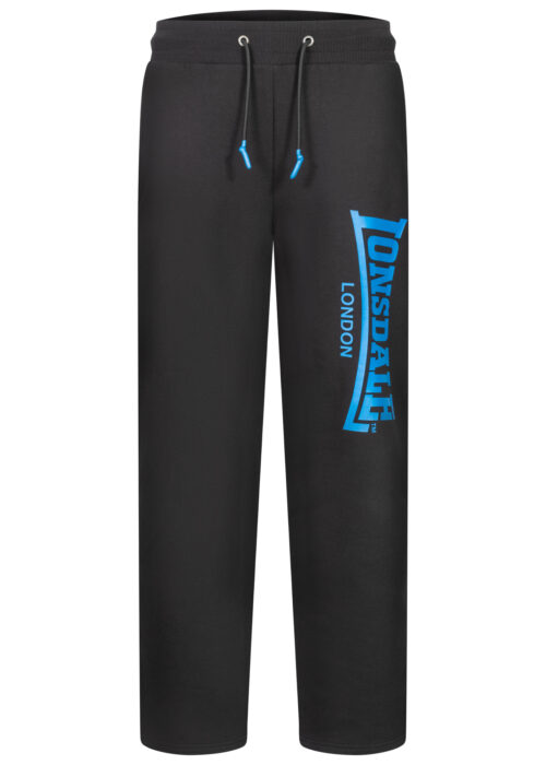pantalón de hombre de chándal regular fit negro/azul