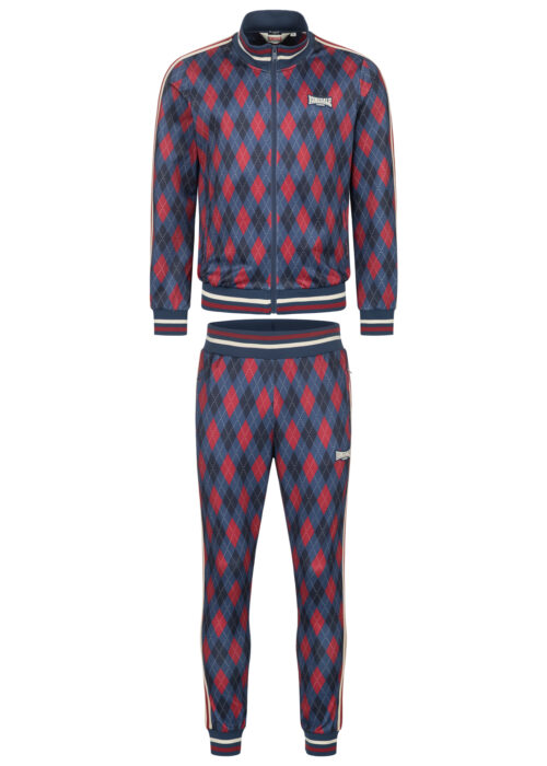 hombre chándal slim fit azul marino/rojo/ecru