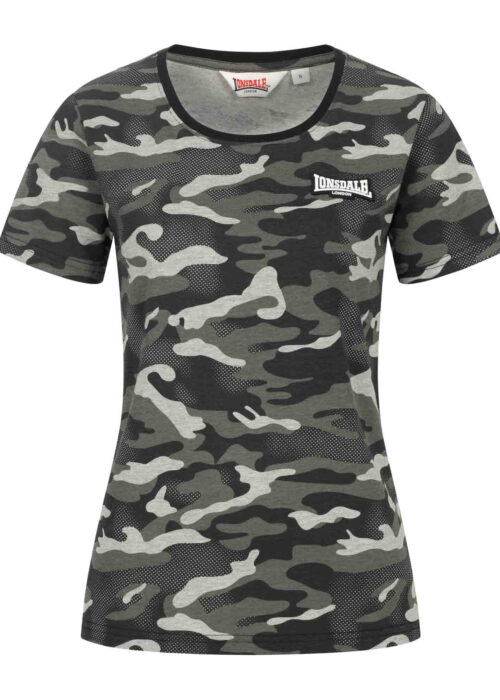 camiseta de mujer camo gris